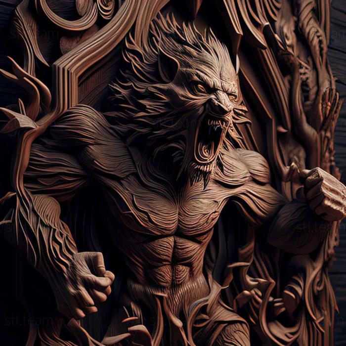 3D модель Игра Werewolf The Apocalypse Earthblood (STL)